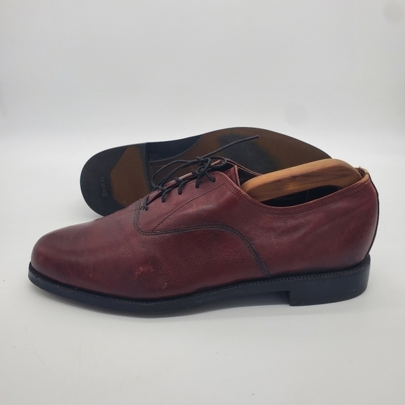 Vintage Dexter Brown Leather Derby Plain toe Oxfords Size 10 EEE Shoes main image 4